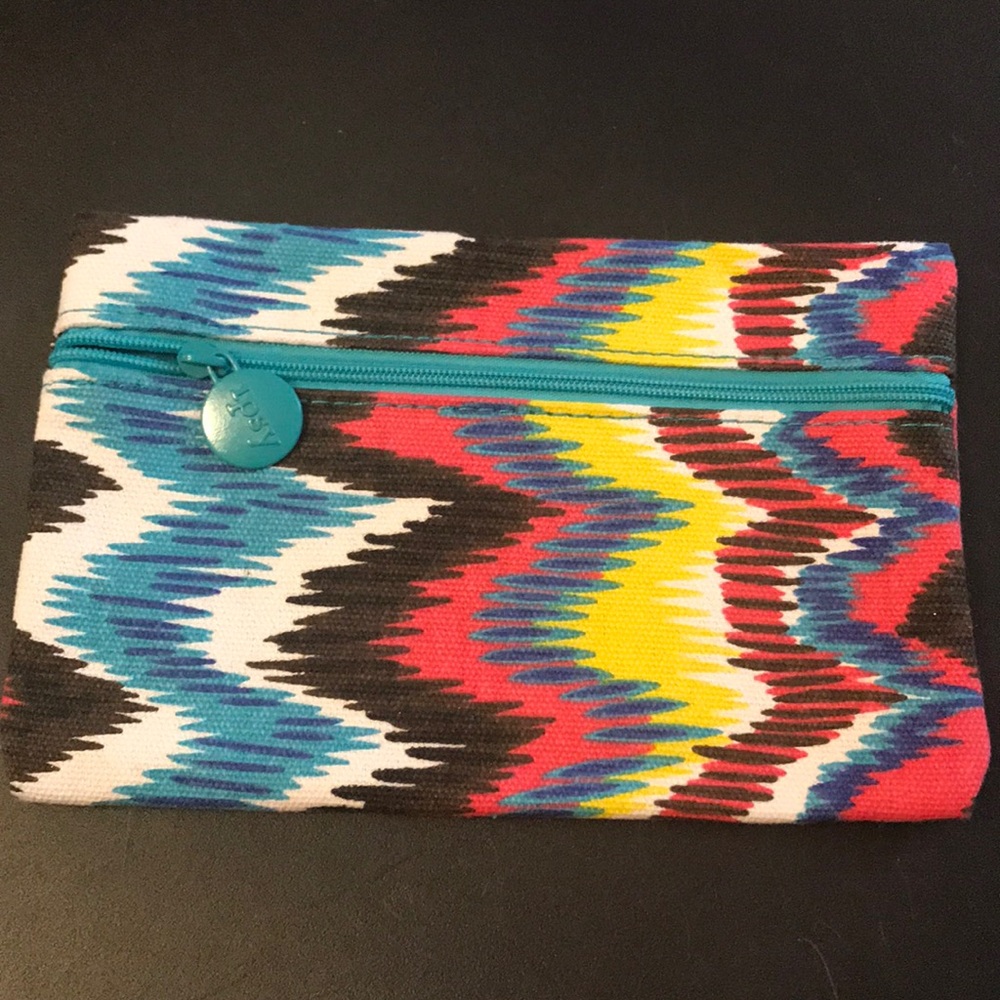 Ipsy colorful makeup bag